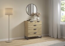 Schubkastenkommode >Aditio Box< in Eiche Artisan...