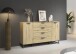 Sideboard >Aditio Box< in Eiche Artisan Dekor, Holzwerkstoff - 160x92x44 (BxHxT)
