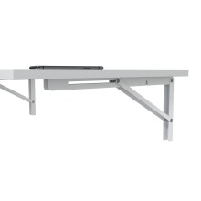 Klapptisch >Wandklapptisch< in Artik Weiß, Holzwerkstoff - 78x21x50cm (BxHxT)