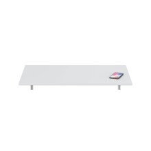 Klapptisch >Wandklapptisch< in Artik Weiß, Holzwerkstoff - 78x21x50cm (BxHxT)