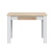 Klapptisch >Clapp< in Weiß / Eiche Dekor - 110x79/77,5x50/100 (BxHxT)