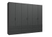 Falttürenschrank >OXFORD< in GRAPHIT mit Schubladen - 300x216x58cm (BxHxT)