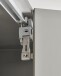 Falttürenschrank >OXFORD< in GRAPHIT mit Spiegel - 100x236x58cm (BxHxT)