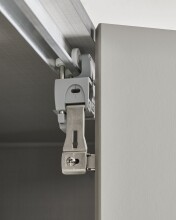 Falttürenschrank >OXFORD< in GRAPHIT - 250x236x58cm (BxHxT)