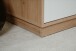 Kommode >Lindenau< in Dekor Artisan Eiche/weiß hochglanz - 79x88x40 (BxHxT)