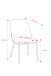 Esszimmerstuhl >Norela< (2er-Set) in anthrazit/schwarz Chenille-Optik - 47x83x56 (BxHxT)