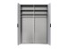 Falttürenschrank >OXFORD< in WEISS - 200x236x58cm (BxHxT)