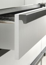 Falttürenschrank >OXFORD< in WEISS mit Schubladen - 200x236x58cm (BxHxT)