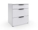 Nachtkommode >OXFORD< in WEISS - 54x61x41cm (BxHxT)