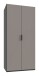 Falttürenschrank >OXFORD< in GRAFIT + SAHARAGRAU - 100x216x58cm (BxHxT)