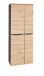 Aktenschrank >Memphis< in Artisan Eiche Dekor / Graphit - 75x197x38 (BxHxT)