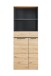 Aktenschrank >Memphis< in Artisan Eiche Dekor / Graphit - 75x197x38 (BxHxT)