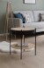 Beistelltisch >Trelleborg< in Dekor Artisan Eiche / schwarz - 47,5x48 (HxD)