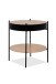Beistelltisch >Trelleborg< in Dekor Artisan Eiche / schwarz - 47,5x48 (HxD)
