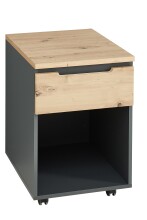 Rollcontainer >Memphis< in Artisan Eiche Dekor /...