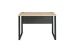 Schreibtisch >Memphis< in Artisan Eiche Dekor / schwarz - 120x77x73 (BxHxT)