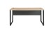 Schreibtisch >Memphis< in Artisan Eiche Dekor / schwarz - 170x77x73 (BxHxT)