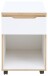 Rollcontainer >Memphis< in Weiß / Artisan Eiche Dekor - 45x66x55 (BxHxT)