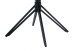 Armlehnstuhl >Emma< (1stk) drehbar, in grau / schwarz - 59x82x62 (BxHxT)