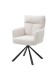 Armlehnstuhl >Sofia< (1stk) drehbar, in beige / schwarz - 60x93x67 (BxHxT)