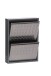 Schuhkipper >CLIP< (1stk) Metall / schwarz-anthrazit, montiert - 50x72x13,5 (BxHxT)