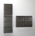 Schuhkipper >CLIP< (1stk) Metall / schwarz-anthrazit, montiert - 50x105x13,5 (BxHxT)