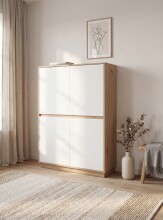 Highboard >Phoenix< in Dekor Artisan Oak /...