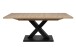 Kulissen-Esstisch >Avant< ausziehbar, Dekor Artisan Oak / schwarz - 160/200x76x90cm (BxHxT)