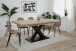 Kulissen-Esstisch >Avant< ausziehbar, Dekor Artisan Oak / schwarz - 160/200x76x90cm (BxHxT)