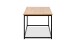 Couchtisch >Trelleborg< in Dekor Artisan Oak / schwarz - 90x40x48 (BxHxT)