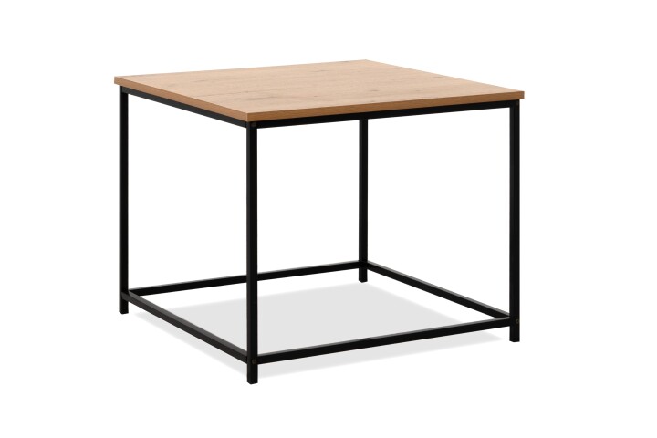 Couchtisch >Trelleborg< in Dekor Artisan Oak / schwarz - 60x48x60 (BxHxT)