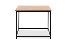 Couchtisch >Trelleborg< in Dekor Artisan Oak / schwarz - 60x48x60 (BxHxT)