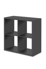 Regal >Max< in anthrazit - 73x73x33cm (BxHxT)