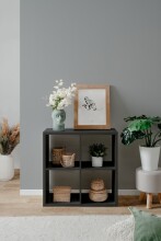 Regal >Max< in anthrazit - 73x73x33cm (BxHxT)