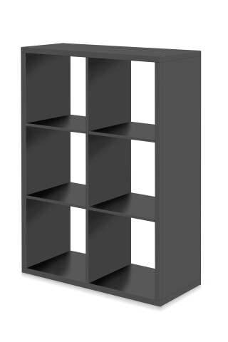 Regal >Max< in anthrazit - 73x107x33cm (BxHxT)