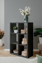 Regal >Max< in anthrazit - 73x107x33cm (BxHxT)