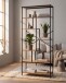 Regal >Trelleborg< in Dekor Artisan Oak / schwarz - 75x180,5x30 (BxHxT)