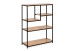 Regal >Trelleborg< in Dekor Artisan Oak / schwarz - 75x100,5x30 (BxHxT)
