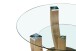 Couchtisch >Denver< in Artisan Eiche Dekor, Glas - 40x80 (HxD)