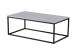 Couchtisch >Thor 2< in grau, schwarz, MDF, Metall - 110x40x60cm (BxHxT)