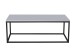 Couchtisch >Thor 2< in grau, schwarz, MDF, Metall - 110x40x60cm (BxHxT)