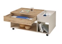 Couchtisch >Emil< in Artisan Dekor, kaschmir -...