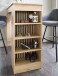 Bartisch >Mojito< in Artisan Eiche Dekor, schwarz - 115x103x50cm (BxHxT)