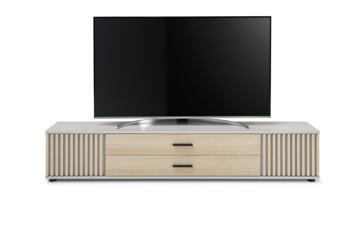 Lowboard >Avira< in Riva Eiche Dekor, kaschmir - 180x32x31cm (BxHxT)