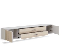 Lowboard >Avira< in Riva Eiche Dekor, kaschmir - 180x32x31cm (BxHxT)