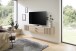 Lowboard >Avira< in Riva Eiche Dekor, kaschmir - 180x32x31cm (BxHxT)