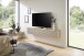 Lowboard >Lumero< in Artisan Eiche Dekor, schwarz - 180x32x31cm (BxHxT)