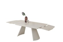 Esstisch >Kelso< (ausziehbar) in Travertin - Optik, beige - 200/280x76x100 (BxHxT)