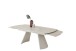 Esstisch >Kelso< (ausziehbar) in Travertin - Optik, beige - 200/280x76x100 (BxHxT)