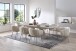 Esstisch >Kelso< (ausziehbar) in Travertin - Optik, beige - 200/280x76x100 (BxHxT)